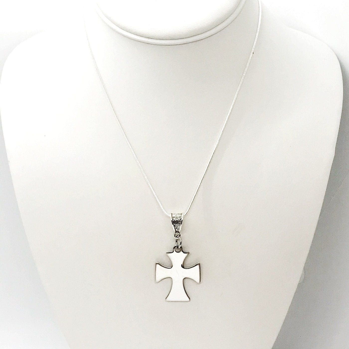 Crucified Signature Cross Necklace