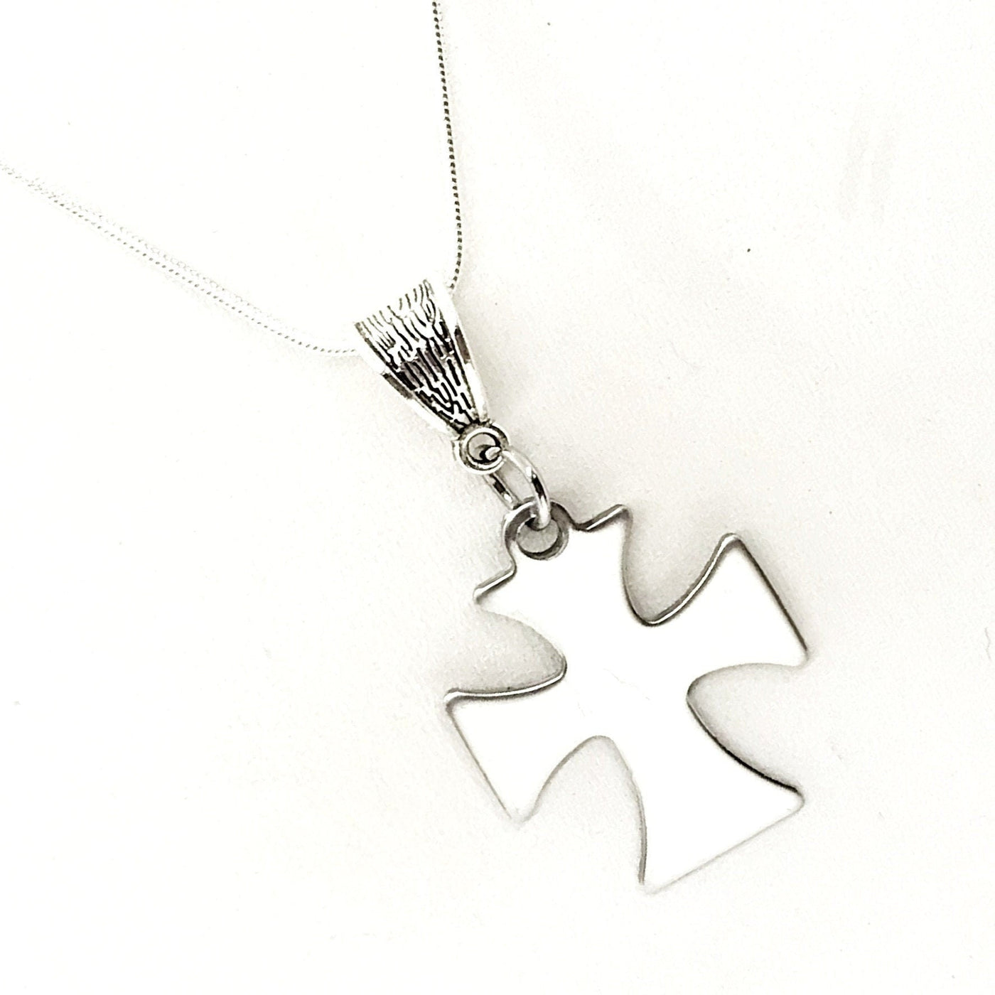Crucified Signature Cross Necklace