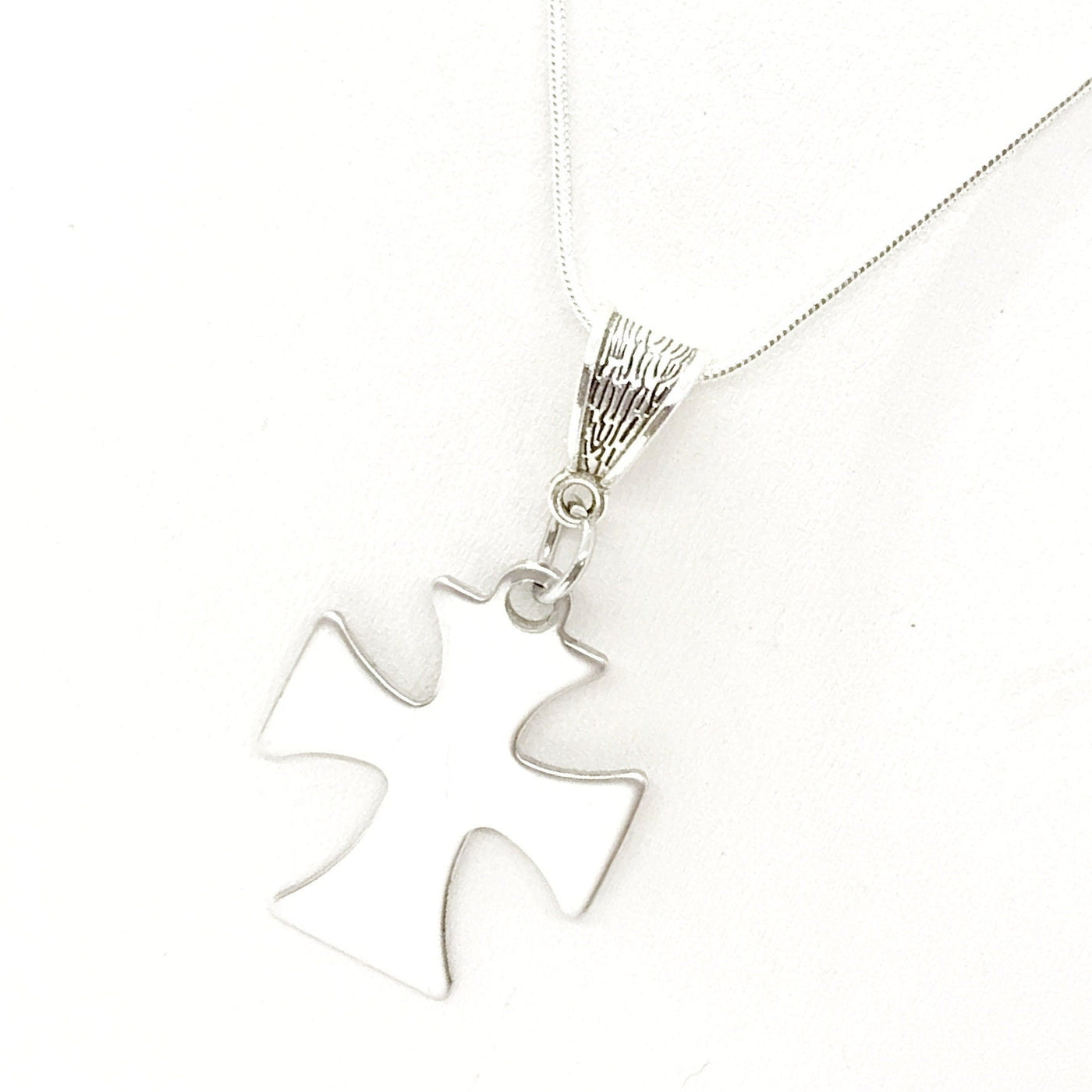 Crucified Signature Cross Necklace