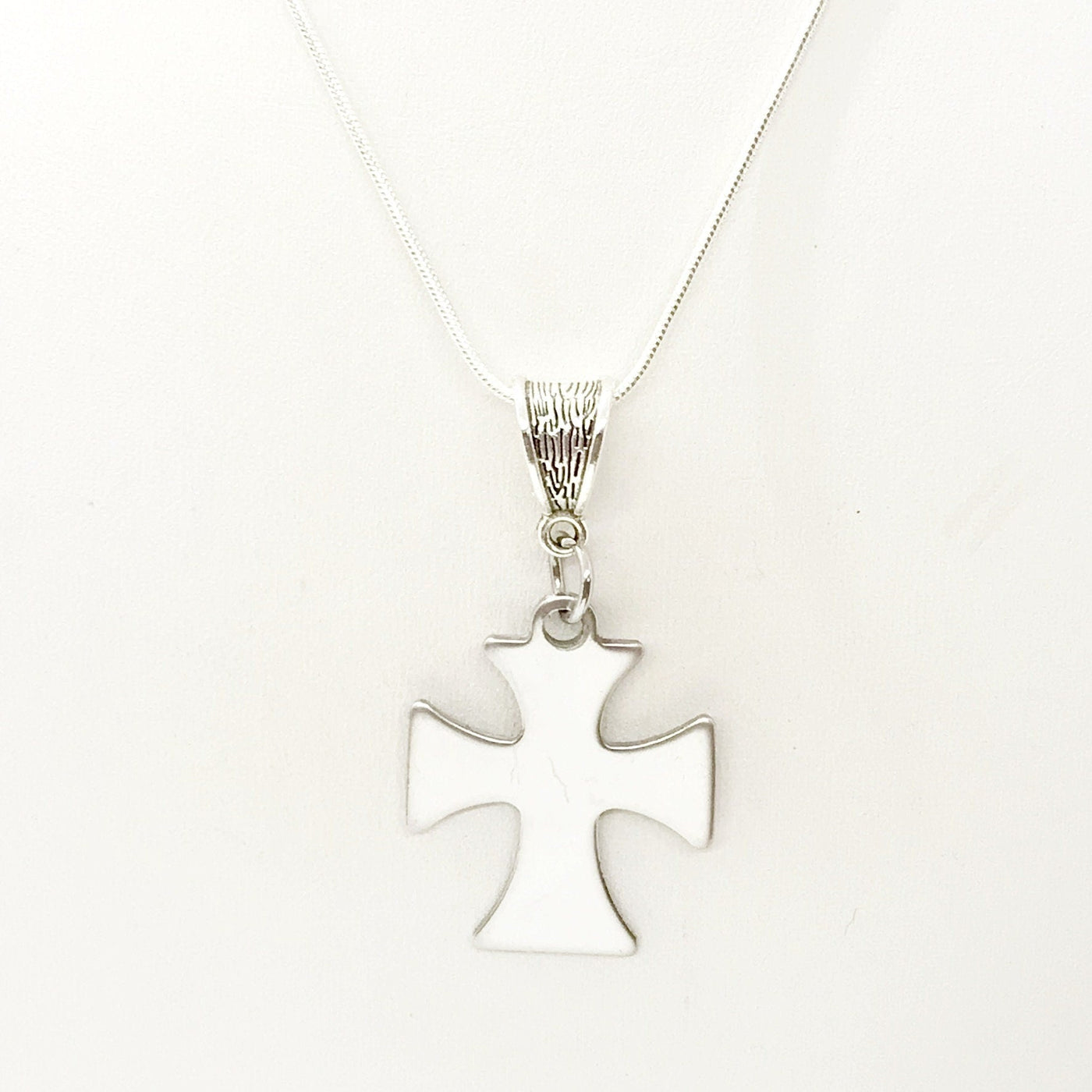 Crucified Signature Cross Necklace